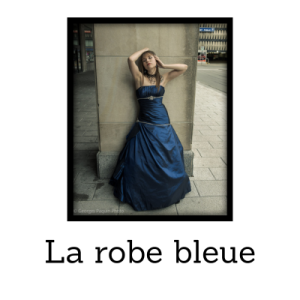 la robe bleue